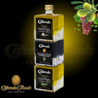 Stackable Set Garlic & Rosemary Infused Extra Virgin Olive Oils with Balsamic Vinegar 3/50 ml Glass Bottles