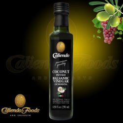 Coconut Infused Balsamic Vinegar 250 ml Glass Bottle