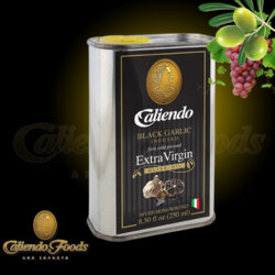 Black Garlic Infused Extra Virgin Olive Oil 250 ml Tin